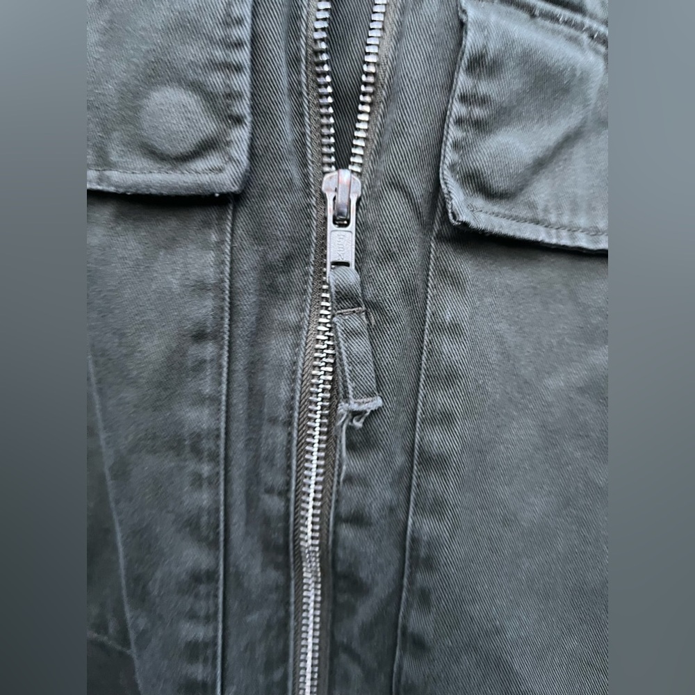 H&M ⭐️Army green denim jacket - Picture 3 of 6